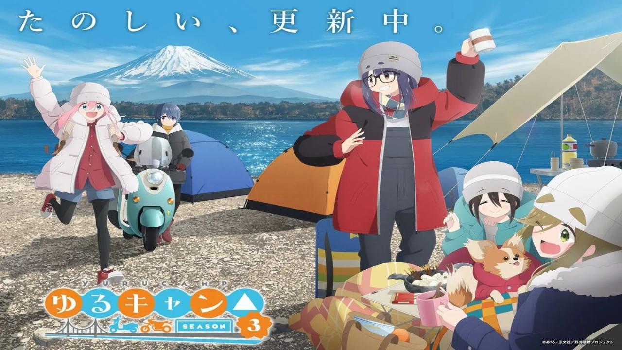انمي Yuru Camp△ الموسم الثالث الحلقة 7 السابعة مترجمة كاملة HD